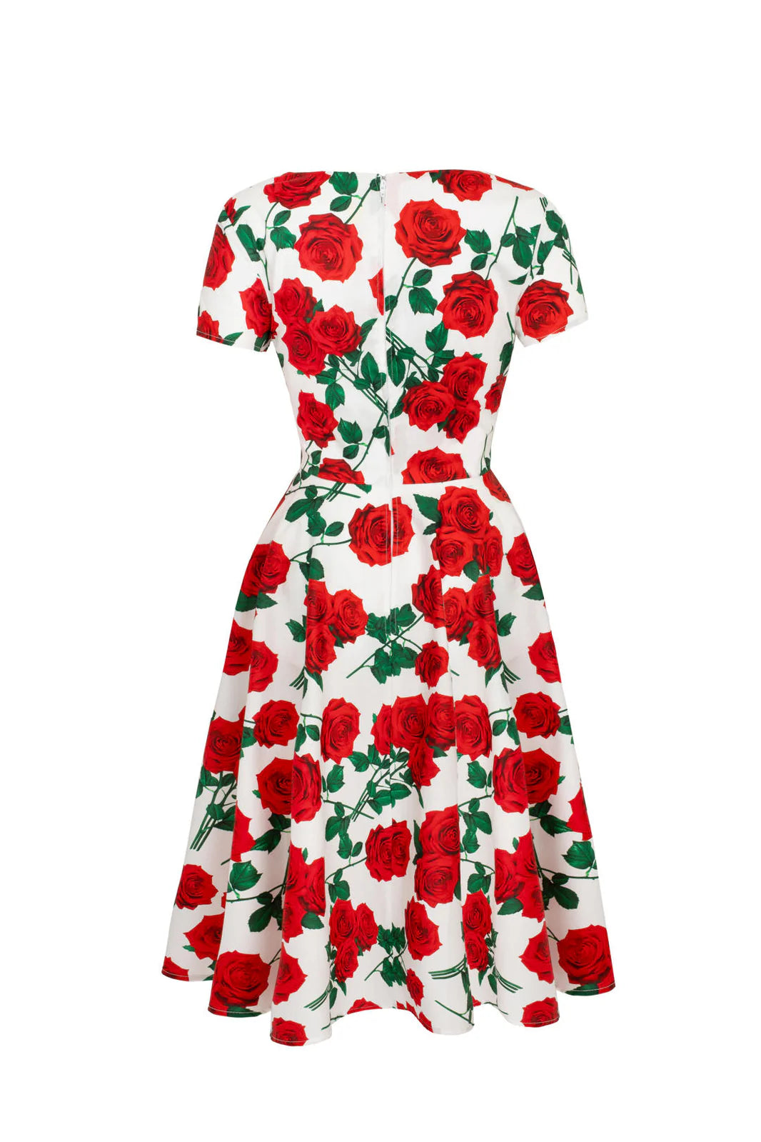 Robe Hell Bunny Dolce Vita Red Rose années 50