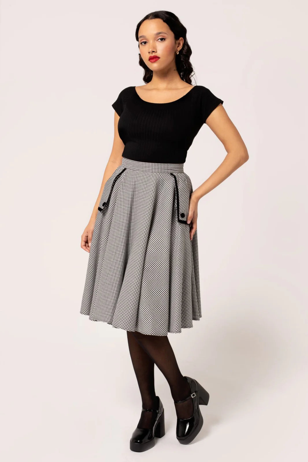 Hell Bunny Teddy Skirt