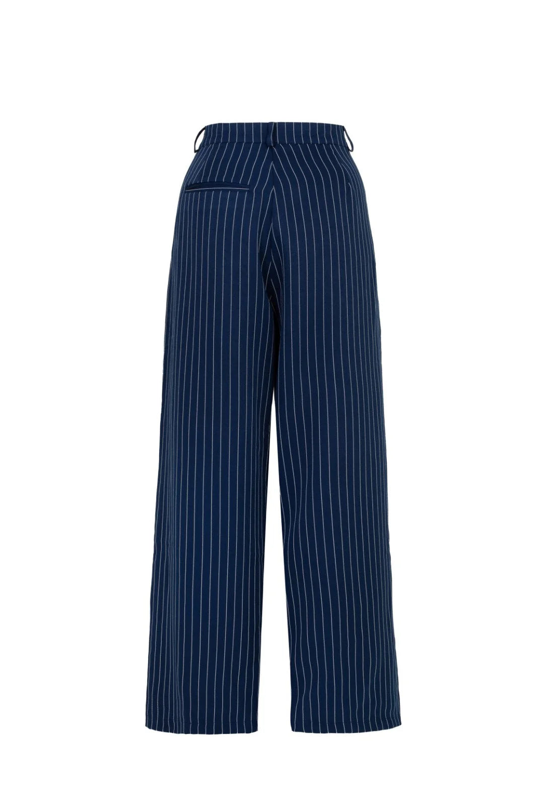 Hell Bunny Costello Pinstripe Wide Leg Trousers