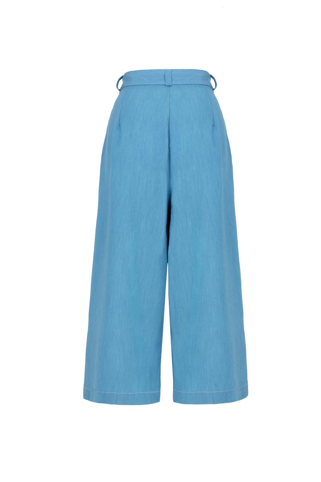 Hell Bunny Rylee Culottes – Blue Wide Leg