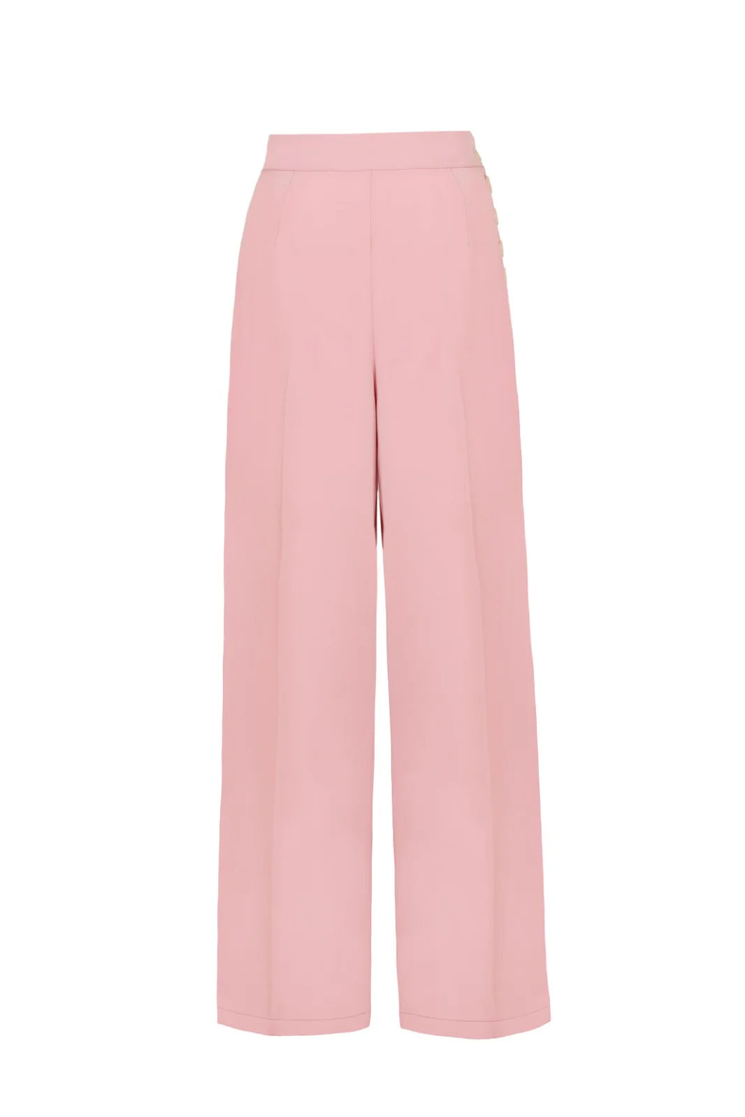 Hell Bunny Giselle Trousers – Pink Wide Leg