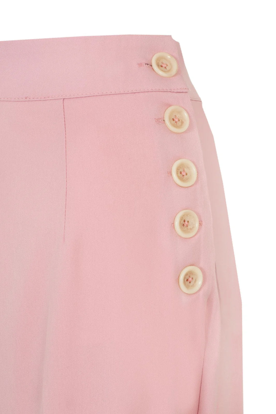 Hell Bunny Giselle Trousers – Pink Wide Leg
