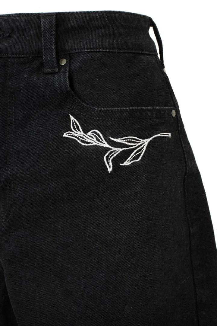 Short en jean Hell Bunny Metamorphosis Moth