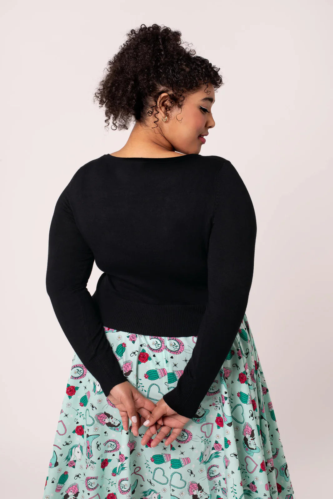 Gilet brodé Hell Bunny Kellie Cowgirl