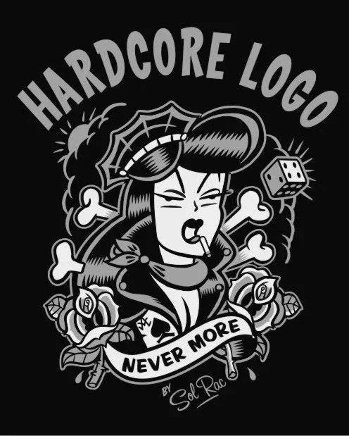 Never More Work Shirt – Hardcore Logo (Red Kap) - Poison Arrow Retro