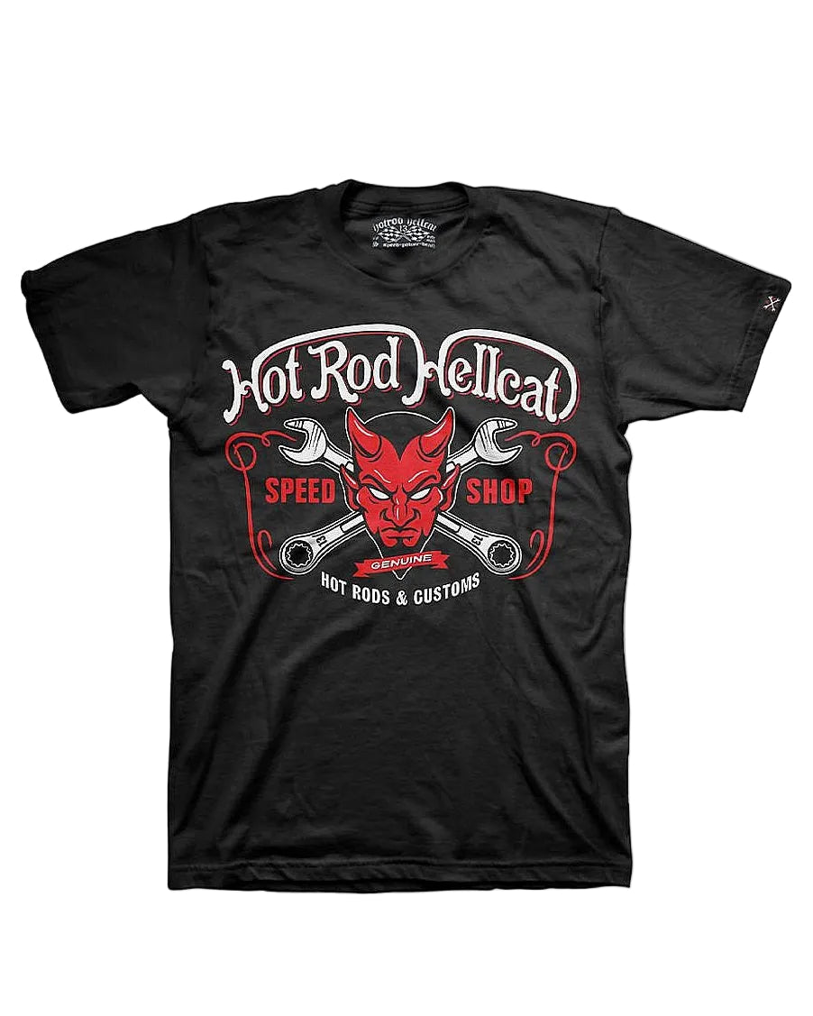 Hotrod Hellcat Devil kids t-shirt rockabilly cotton tee unisex childrens graphic shirt