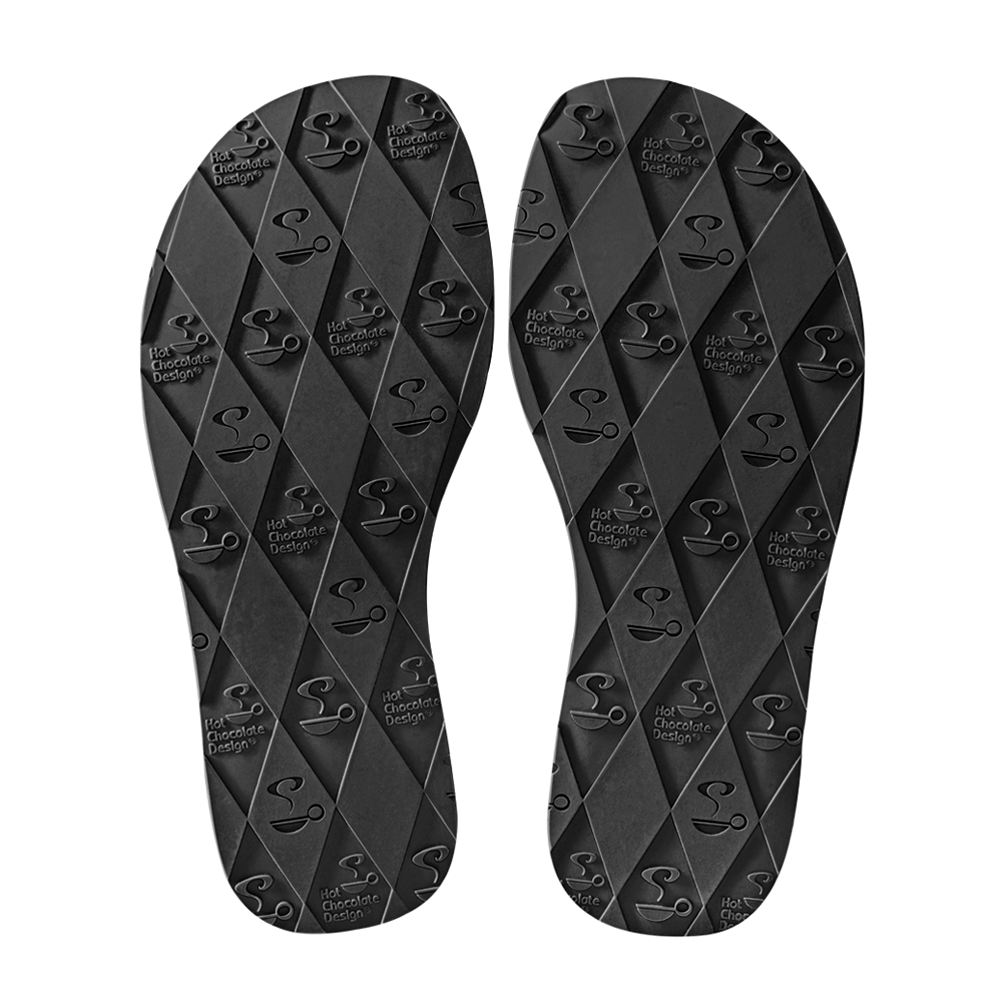Hot Chocolate Design Spidora Platform shoe soles with unique textured pattern for style and comfort.