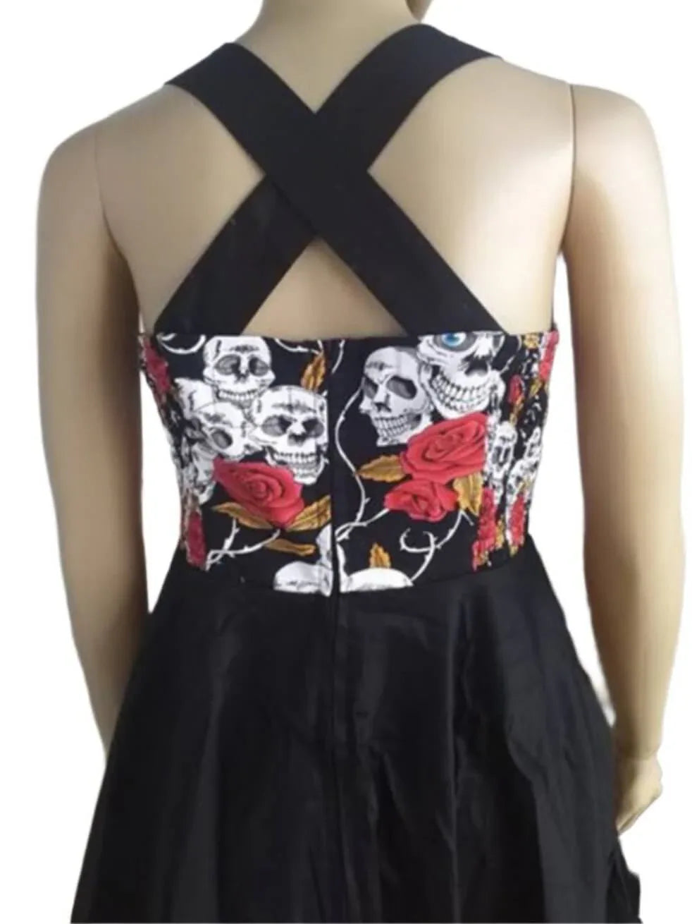 Roses Dresses with Skulls