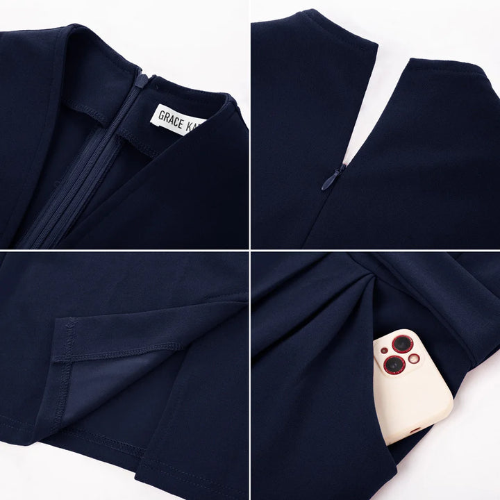 Yvonne 3/4 Sleeve Pencil Dress