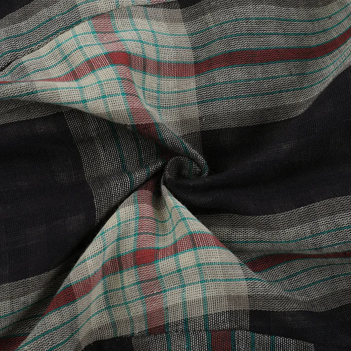 Gothic Plaid Ruffle Blouse