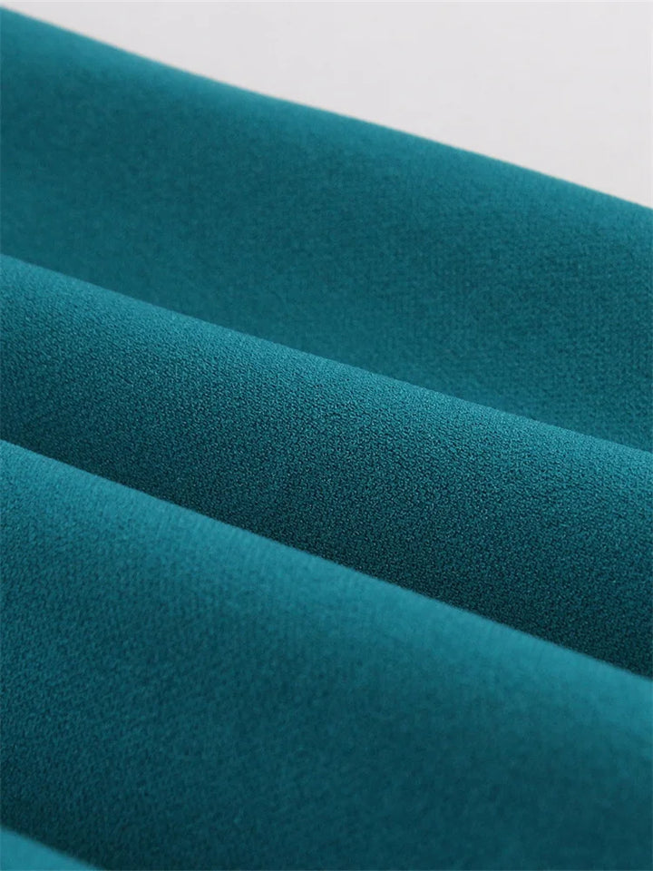 Vintage Teal Swing Dress