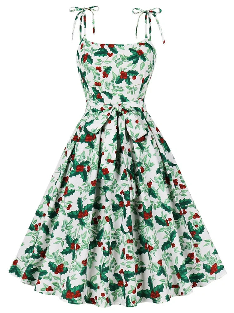 Vintage Inspired Ladies Christmas Dress