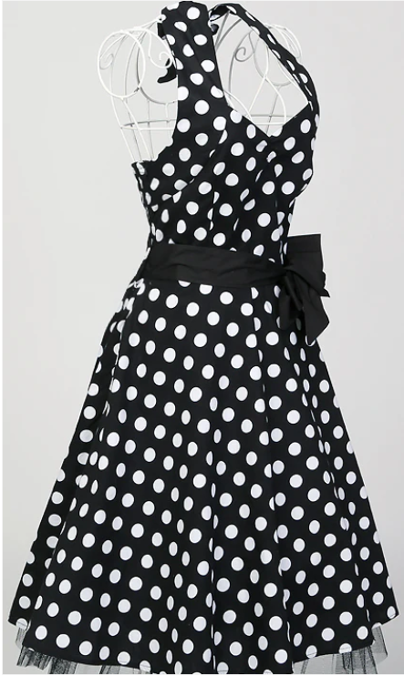 Polka Dot Rockabilly Swing Dresses