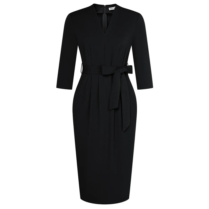Yvonne 3/4 Sleeve Pencil Dress