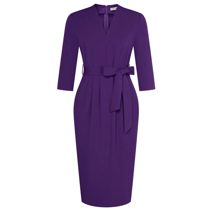 Yvonne 3/4 Sleeve Pencil Dress
