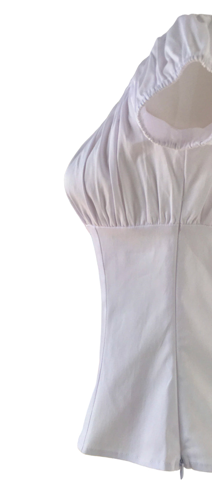 White Peasant Style Top