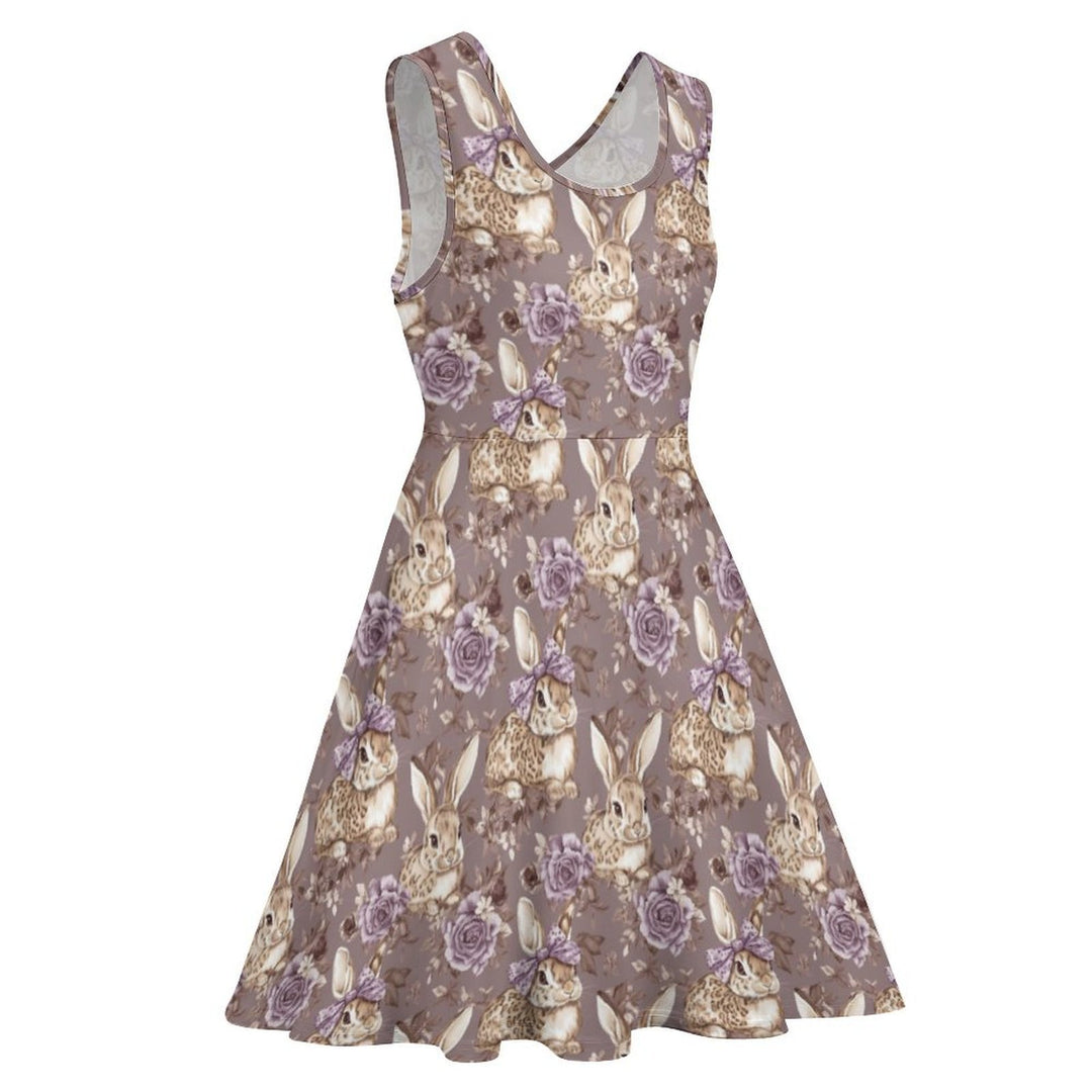 Midnight Meadow Bunny Dress
