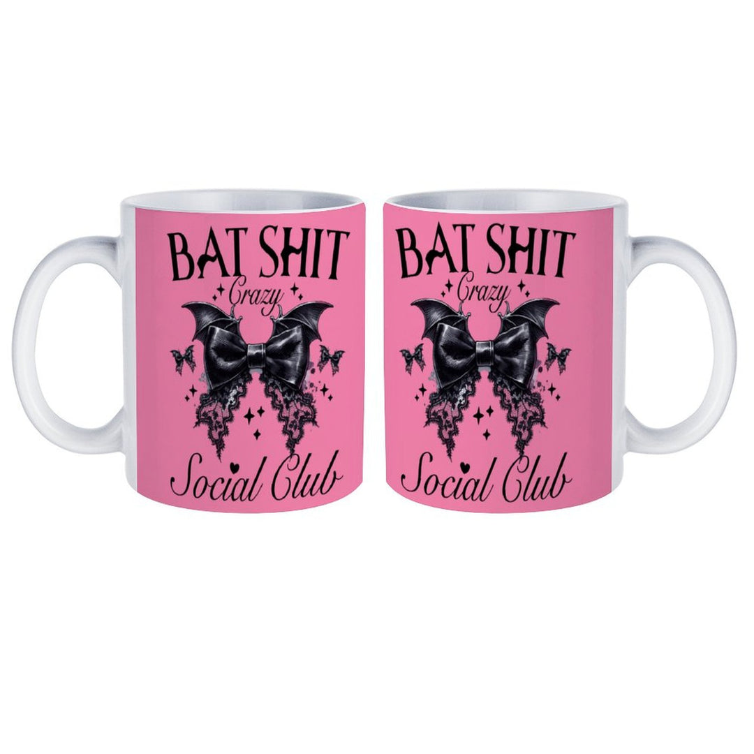Bat Shit Crazy White Mug