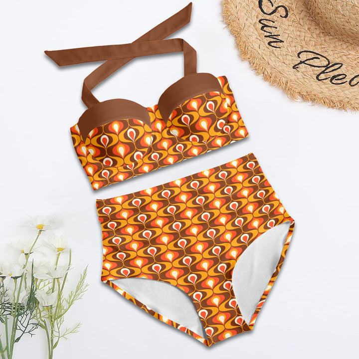 Sunburn High-Waisted Bikini