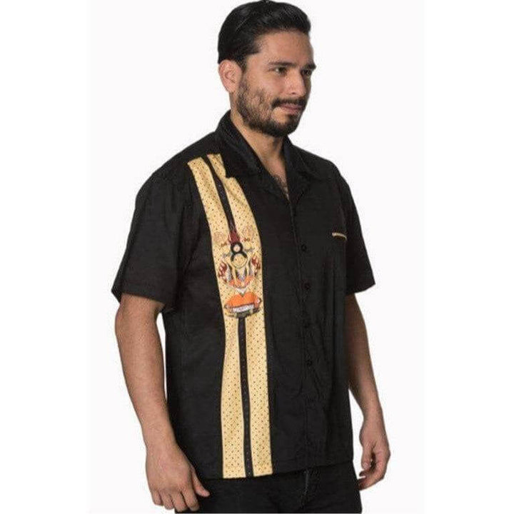 MUCH ADO V8 HOTROD SHIRT - Poison Arrow Retro