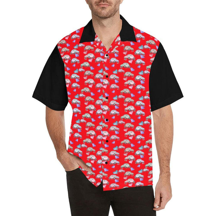 Beetle Hearts Button Up Shirt