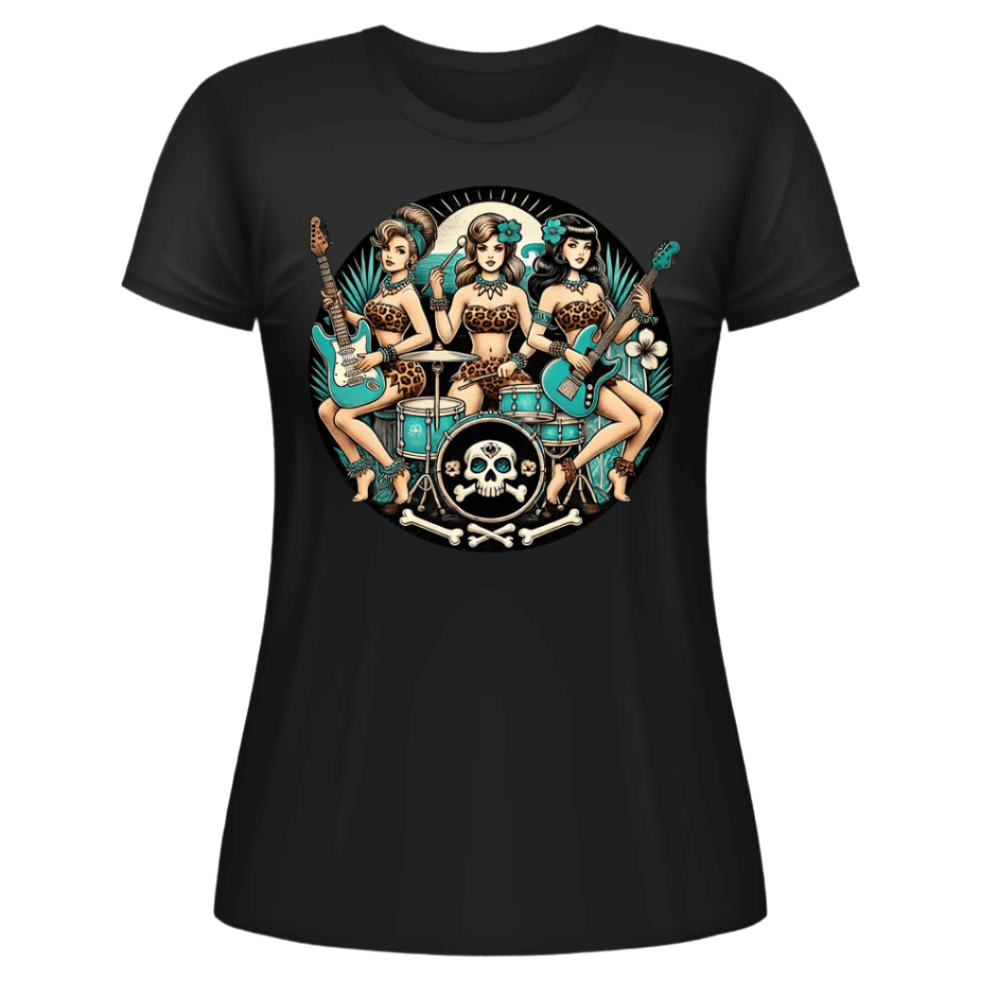 Bone Shaker Babes Women's Tee - Poison Arrow Retro