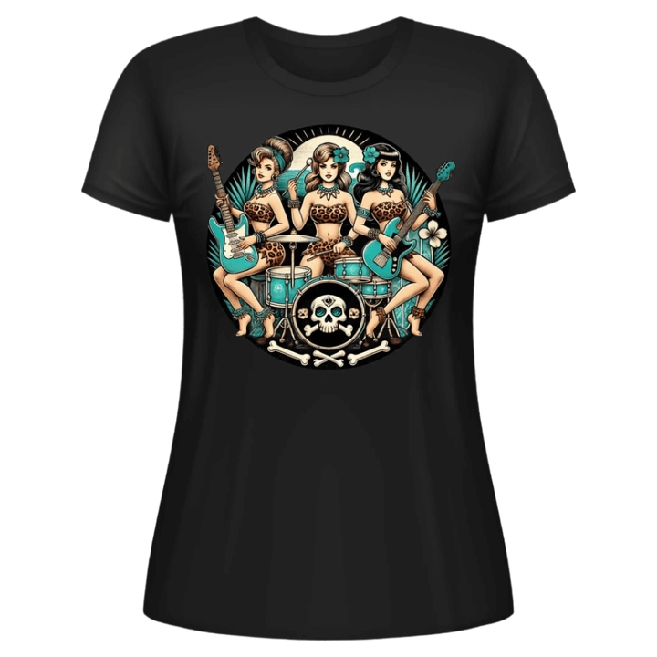 Bone Shaker Babes Women's Tee - Poison Arrow Retro