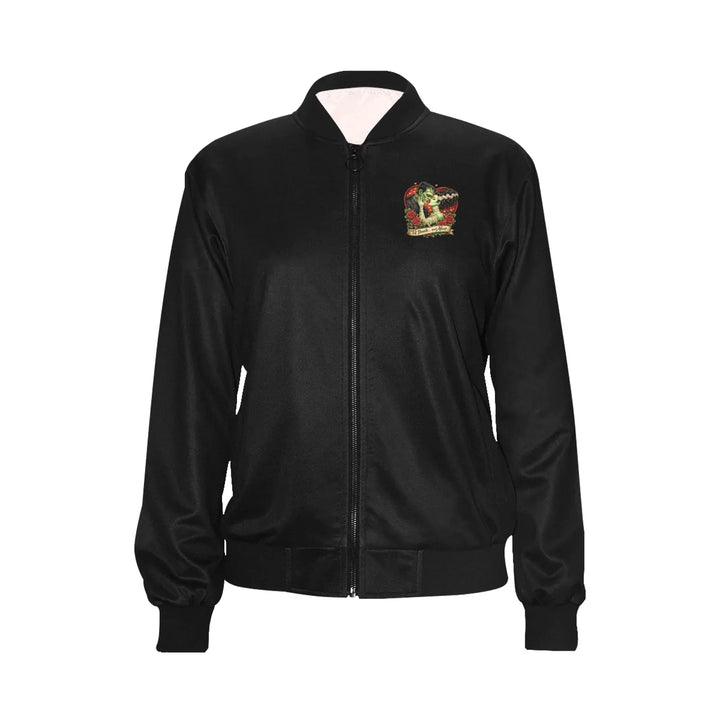 Til Death...and After Womens Bomber Jacket - Poison Arrow Retro