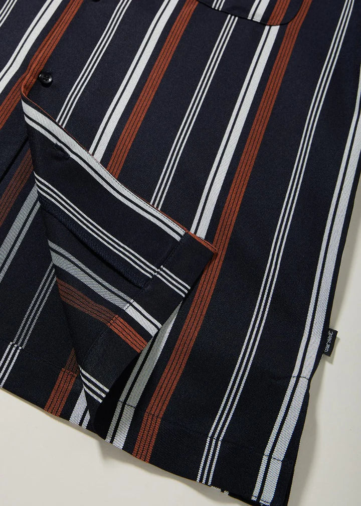 Chet Rock Brad Stripe Cuban Shirt