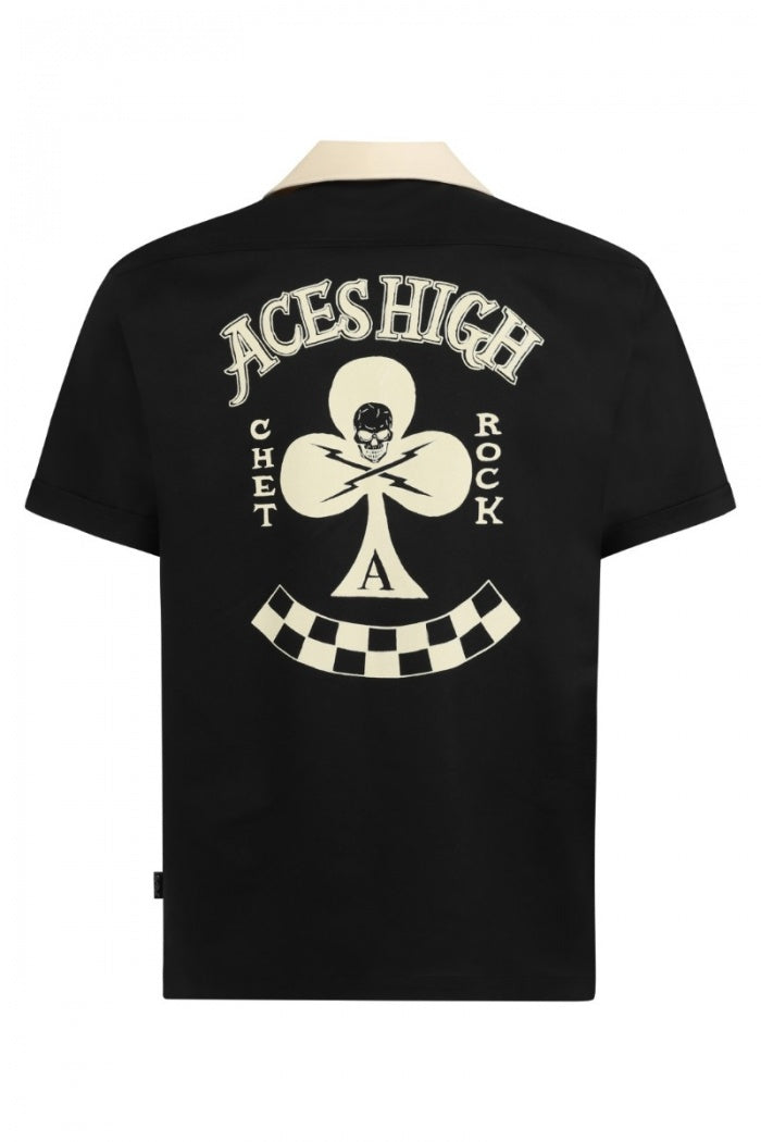 Chet Rock Aces High Bowling Shirt