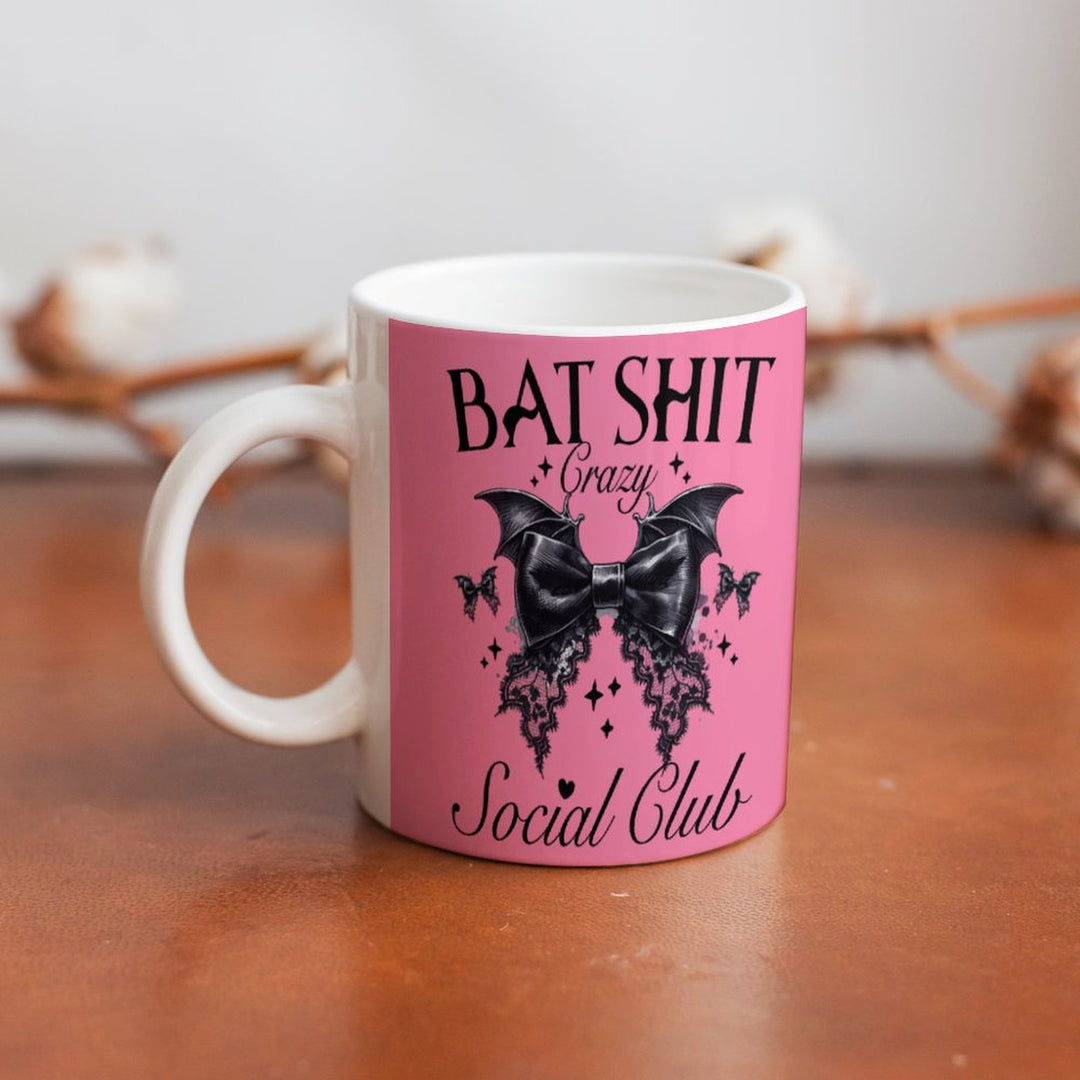 Bat Shit Crazy White Mug