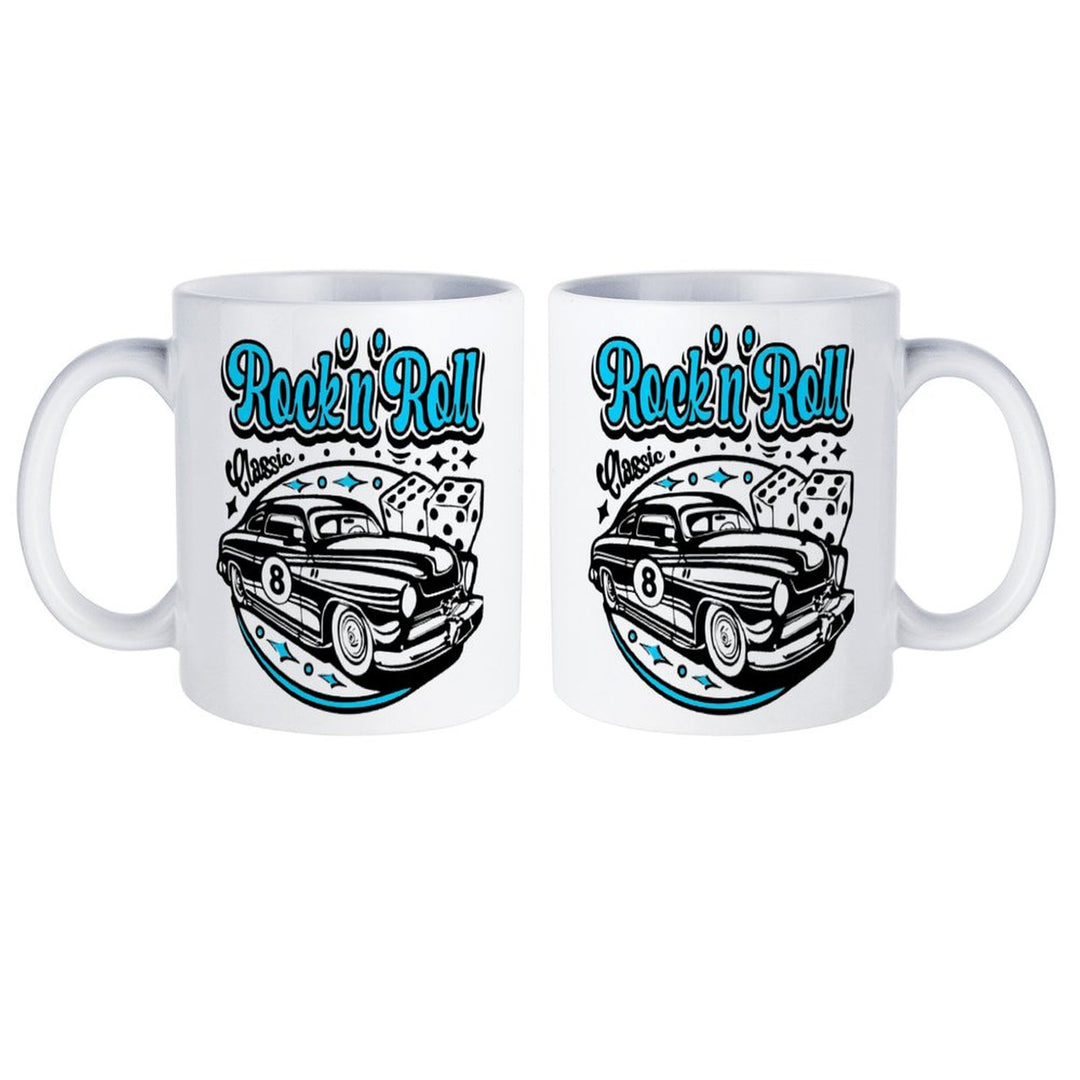 Rock n Roll Classic White Mug