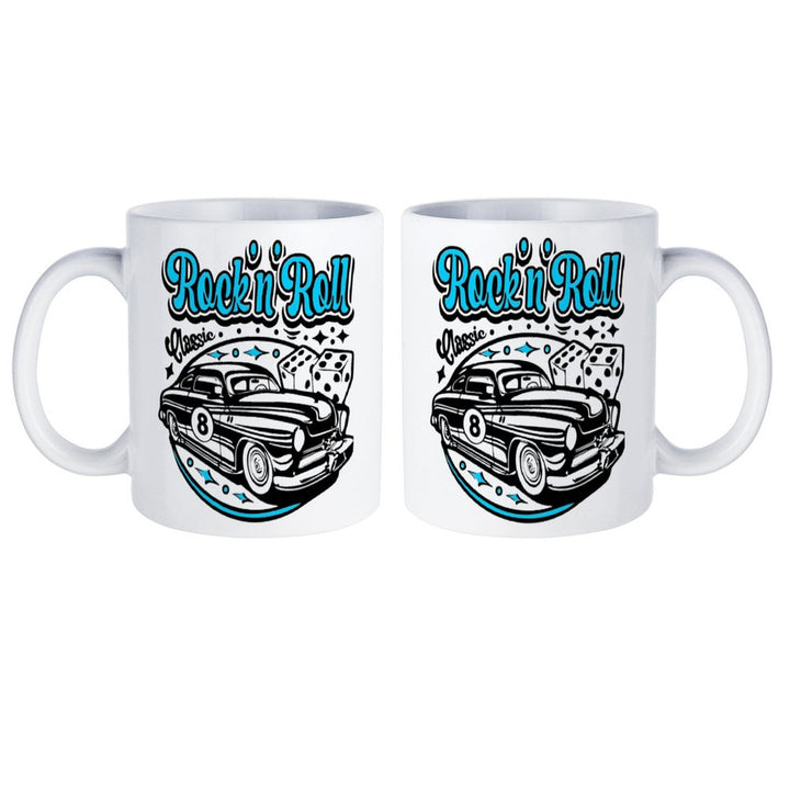 Rock n Roll Classic White Mug
