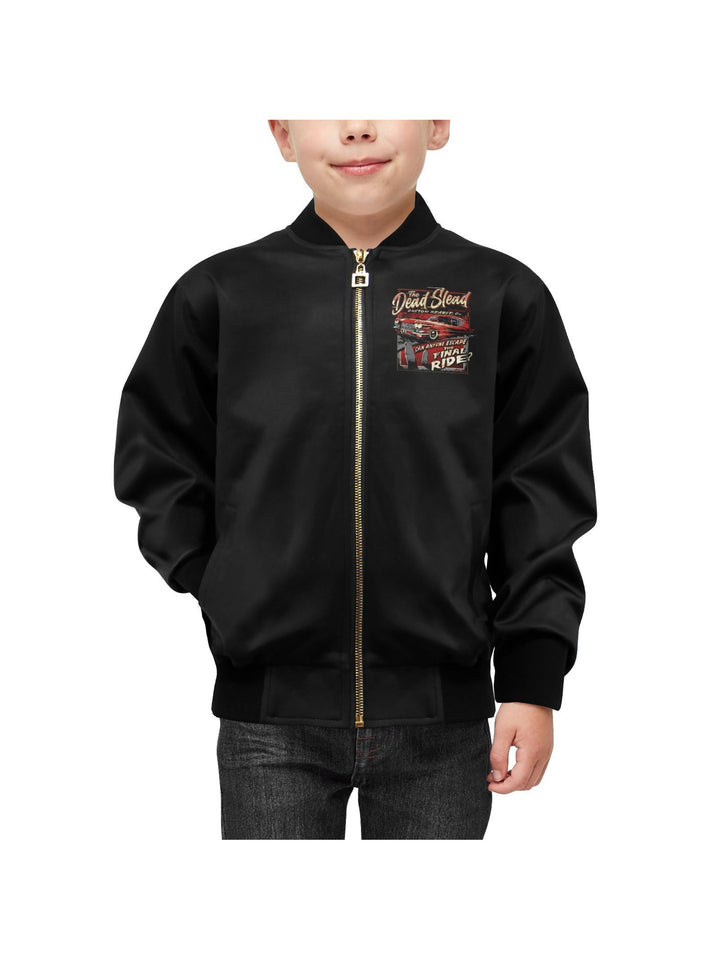 Dead Slead Kid's Bomber Jacket With Pockets