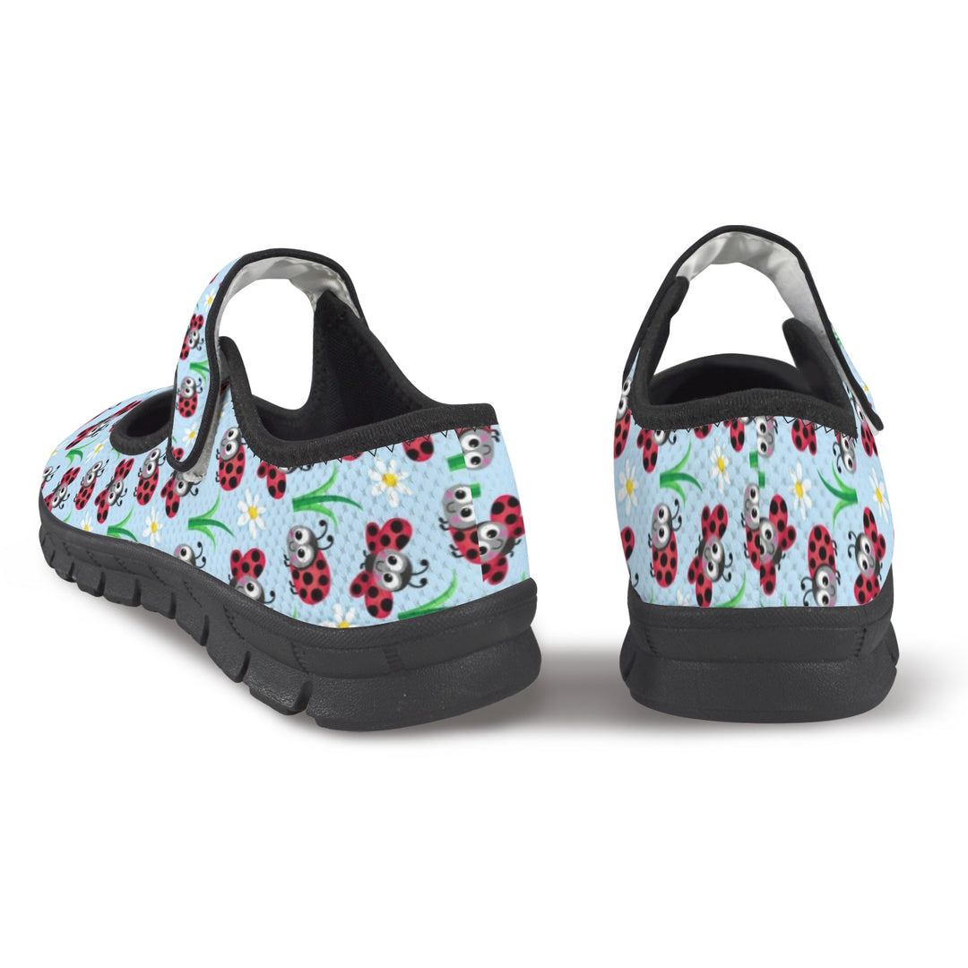 Ladybugs Mary Jane Barefoot Comfort Shoes – Wide Fit & Orthotic Friendly