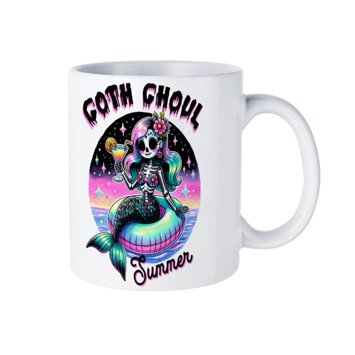 Goth Ghoul Summer White Mug