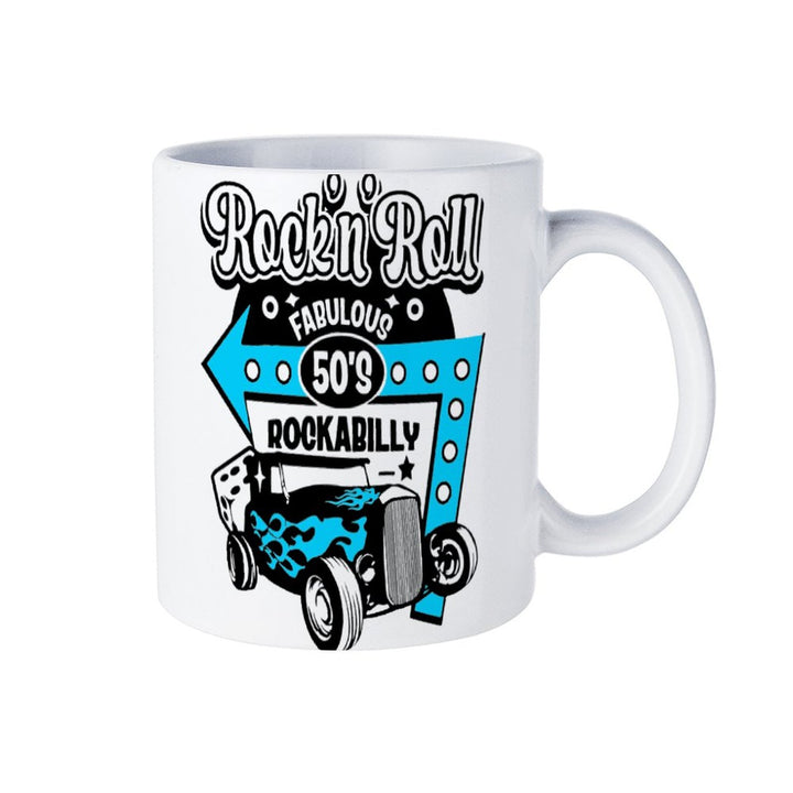 Fabulous 50's Rock n Roll White Mug