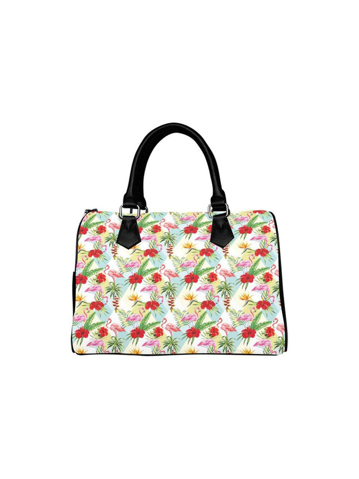 Flamingos Barrel Type Handbag