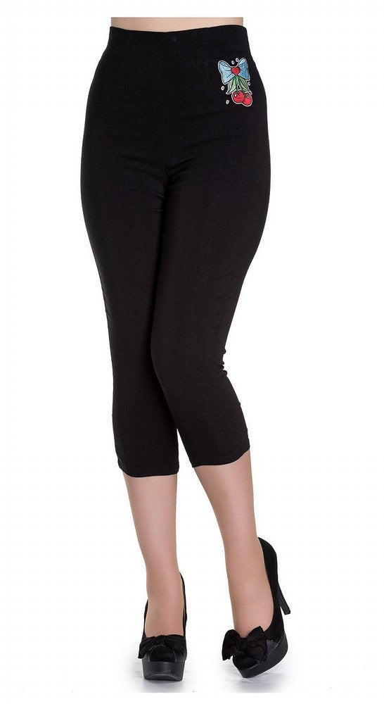 Hell Bunny Anna Cherry Capris