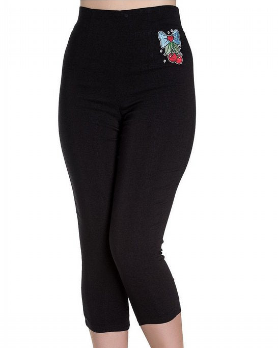 Hell Bunny Anna Cherry Capris