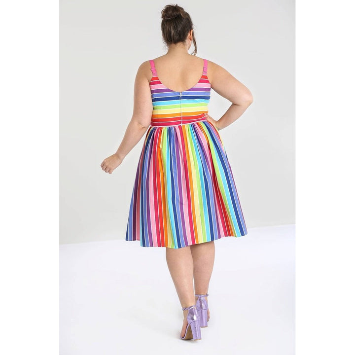 Hell Bunny Over the Rainbow 50s Dress
