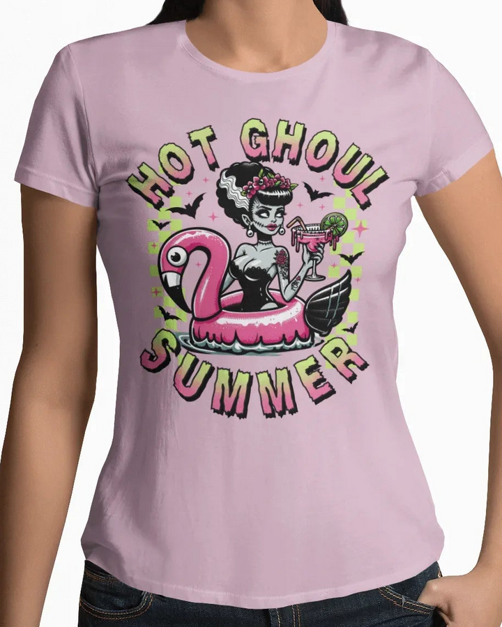 Hot Ghoul Summer Flamingo - Women's Tee
