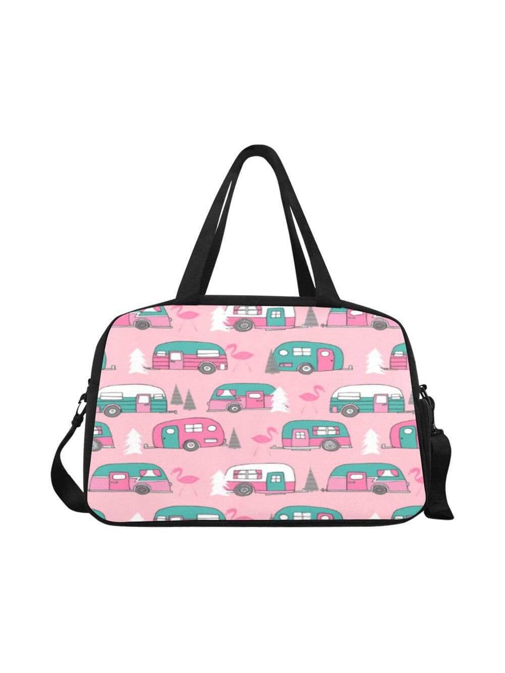 Pink Retro Vans Overnight Bowler Bag - Poison Arrow Retro
