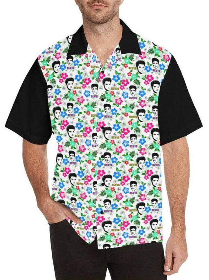 Hawaii Elvis Mens Shirts - Poison Arrow Retro