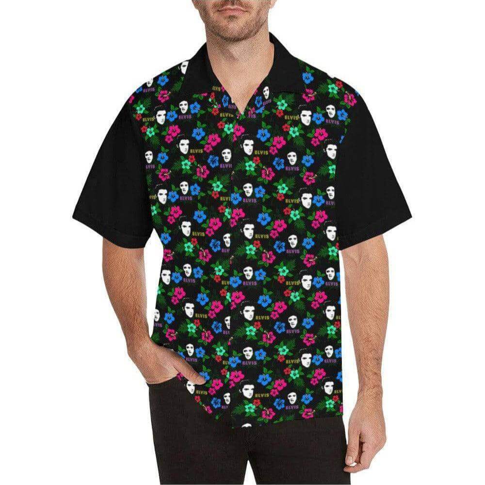 Hawaii Elvis Mens Shirts - Poison Arrow Retro
