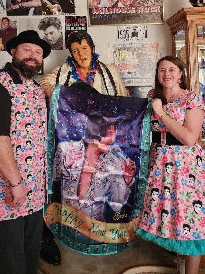Hawaii Elvis Mens Shirts - Poison Arrow Retro