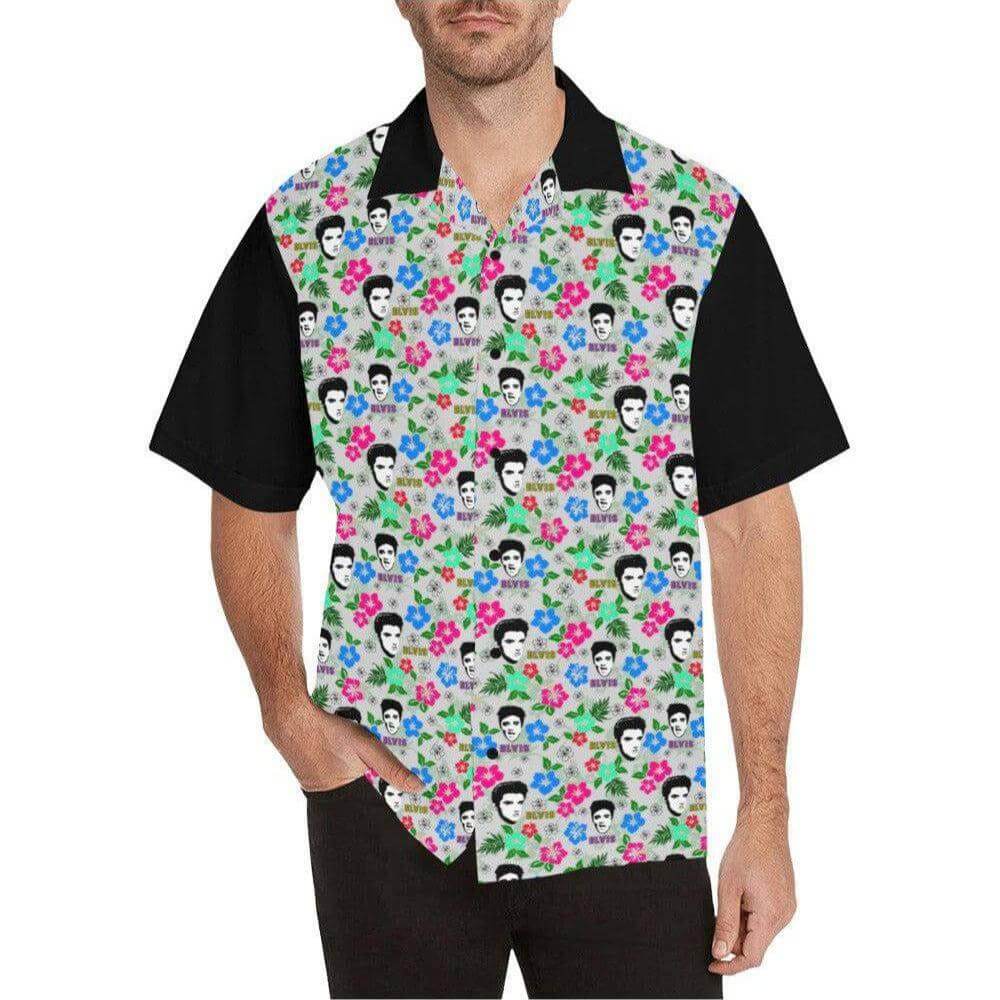 Hawaii Elvis Mens Shirts - Poison Arrow Retro