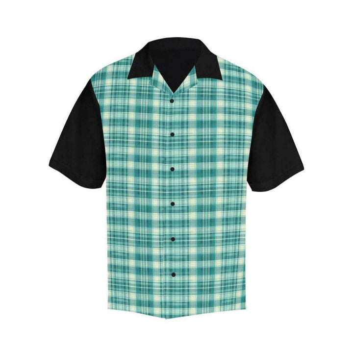 Howard Plaid Mens Button Up Shirt - Poison Arrow Retro