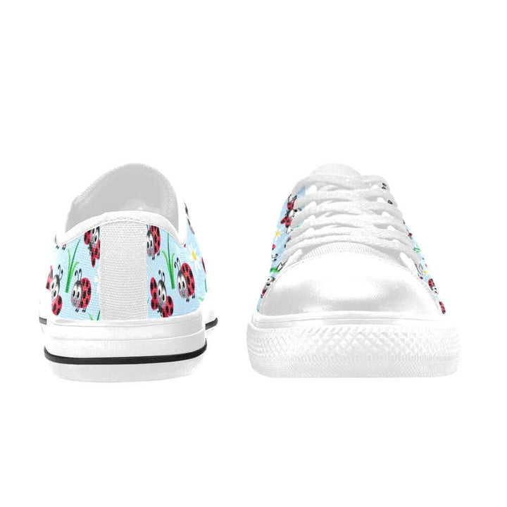 Ladybugs Kids Sneakers featuring a colorful ladybug design, perfect for kids who love to play.