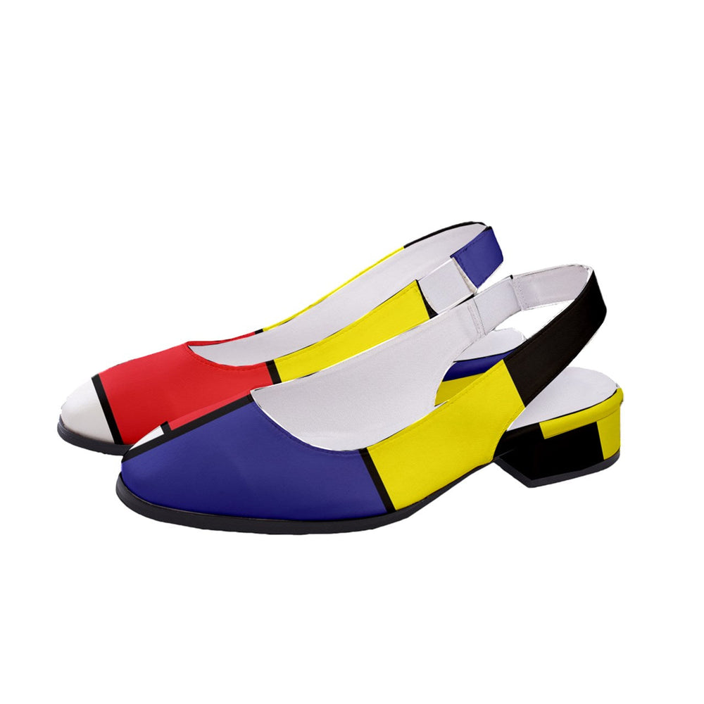 Mondrian Women's Classic Slingback Heels